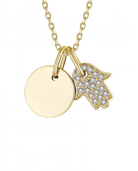 HAMZA ROUND DIAMOND PENDANT (TP3346)